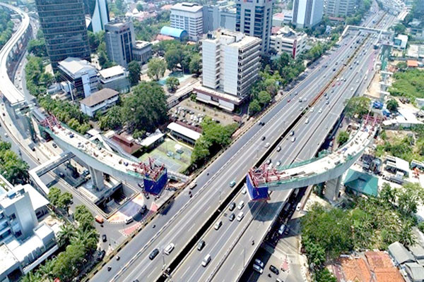 Một góc của thủ đô Jakarta, Indonesia nhìn từ trên cao. (Nguồn: The Jakarta Post)