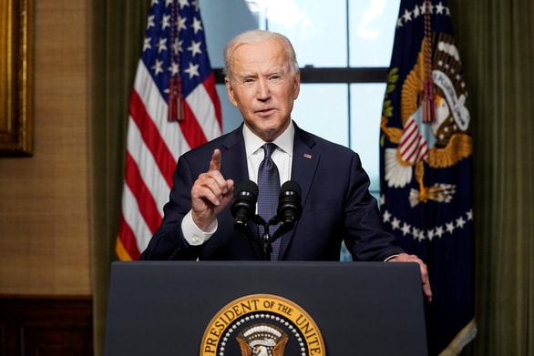 Tổng thống Mỹ Joe Biden - Ảnh: REUTERS