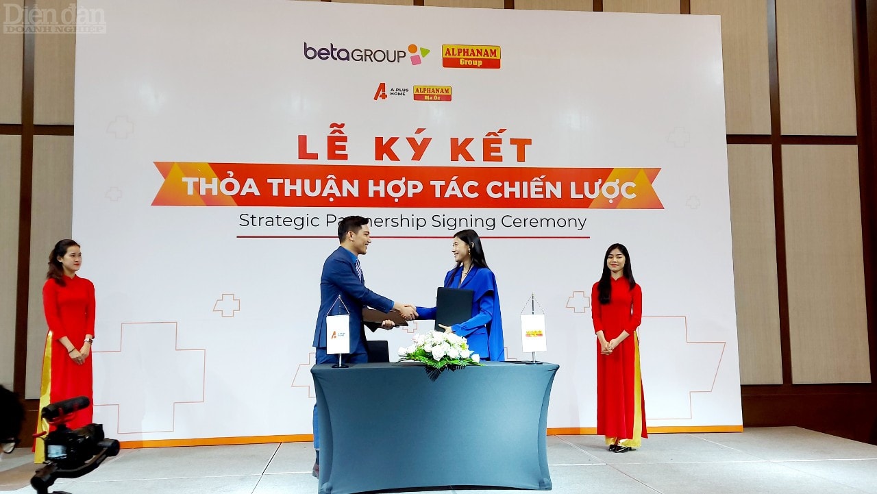 Lễ ký kết thỏa thuận hợp tác giữa Tập đoàn Alphanam và Beta Group đánh dấu bước phát triển mới trong lĩnh vực căn hộ dịch vụ tại Việt Nam.