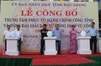 Hậu Giang: Trung tâm Phục vụ hành chính công giải quyết thủ tục “5 tại chỗ”