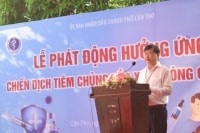 Cần Thơ: Lực lượng chống dịch được tiêm chủng vắc xin phòng COVID-19