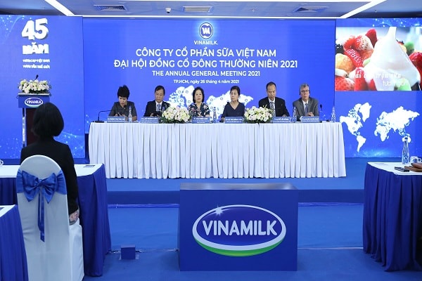 Toàn cảnh Đại hội đồng cổ đông Vinamilk 2021.