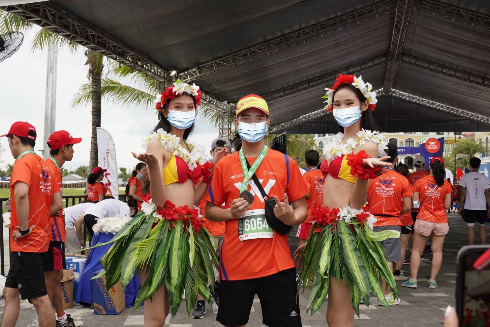 Cùng Vietjet check-in với mùa hè đặc sắc, tươi trẻ là hoạt động thu hút đông đảo vận động viên và du khách.