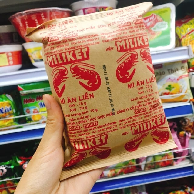 Thương hiệu mì Miliket vang bóng 1 thời.