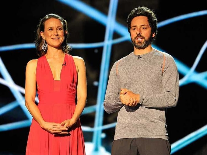 Anne và Sergey trong một sự kiện năm 2014. Ảnh: Business Insider.