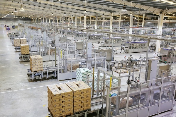Nhà máy sữa Việt Nam của Vinamilk tại Bình Dương.