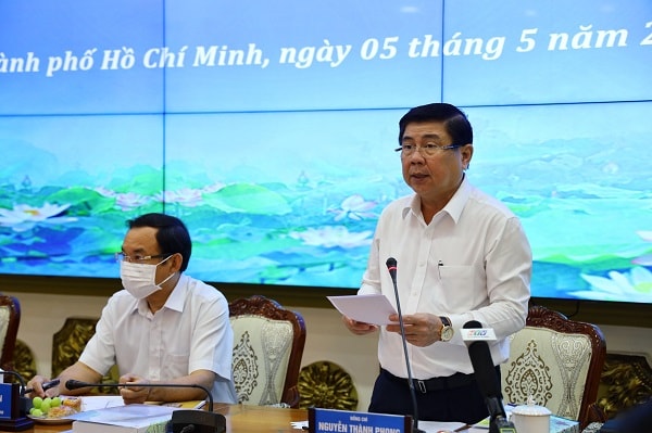 Chủ tịch UBND TP.HCM Nguyễn Thành Phong phát biểu tại Hội thảo.