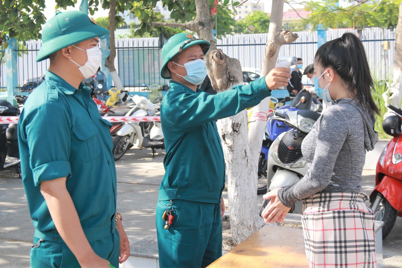 Công tác đảm bảo an toàn chống dịch, thông điệp 5K luôn được thực hiện nghiêm túc.