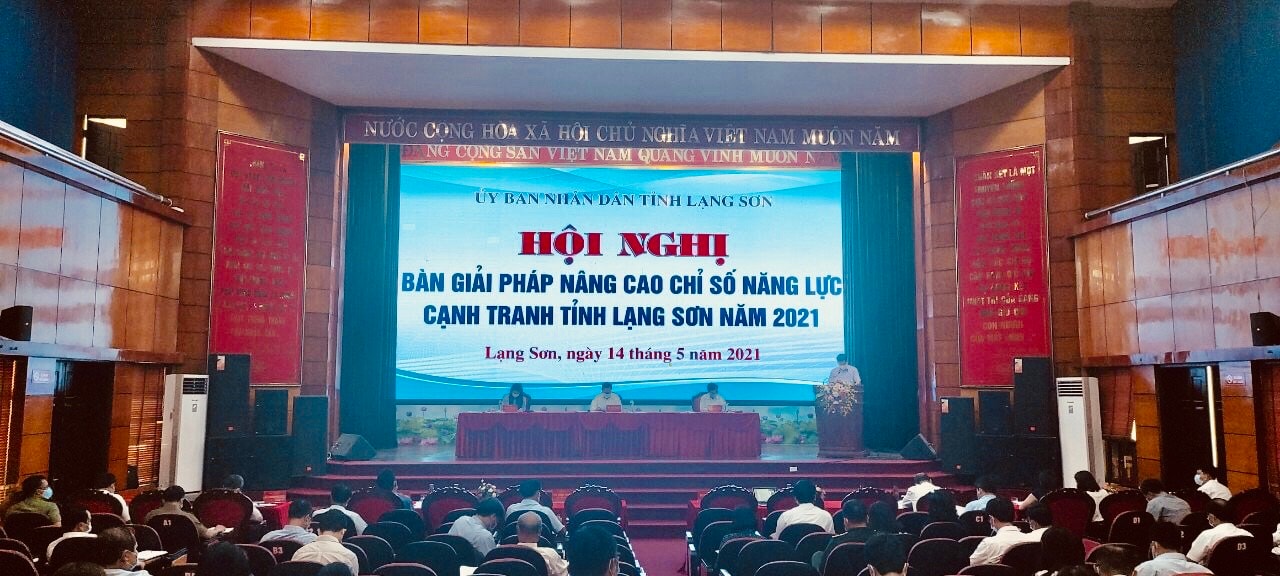 Hội nghị bàn giải pháp nâng cao chỉ số năng lực cạnh tranh tỉnh Lạng Sơn 2021