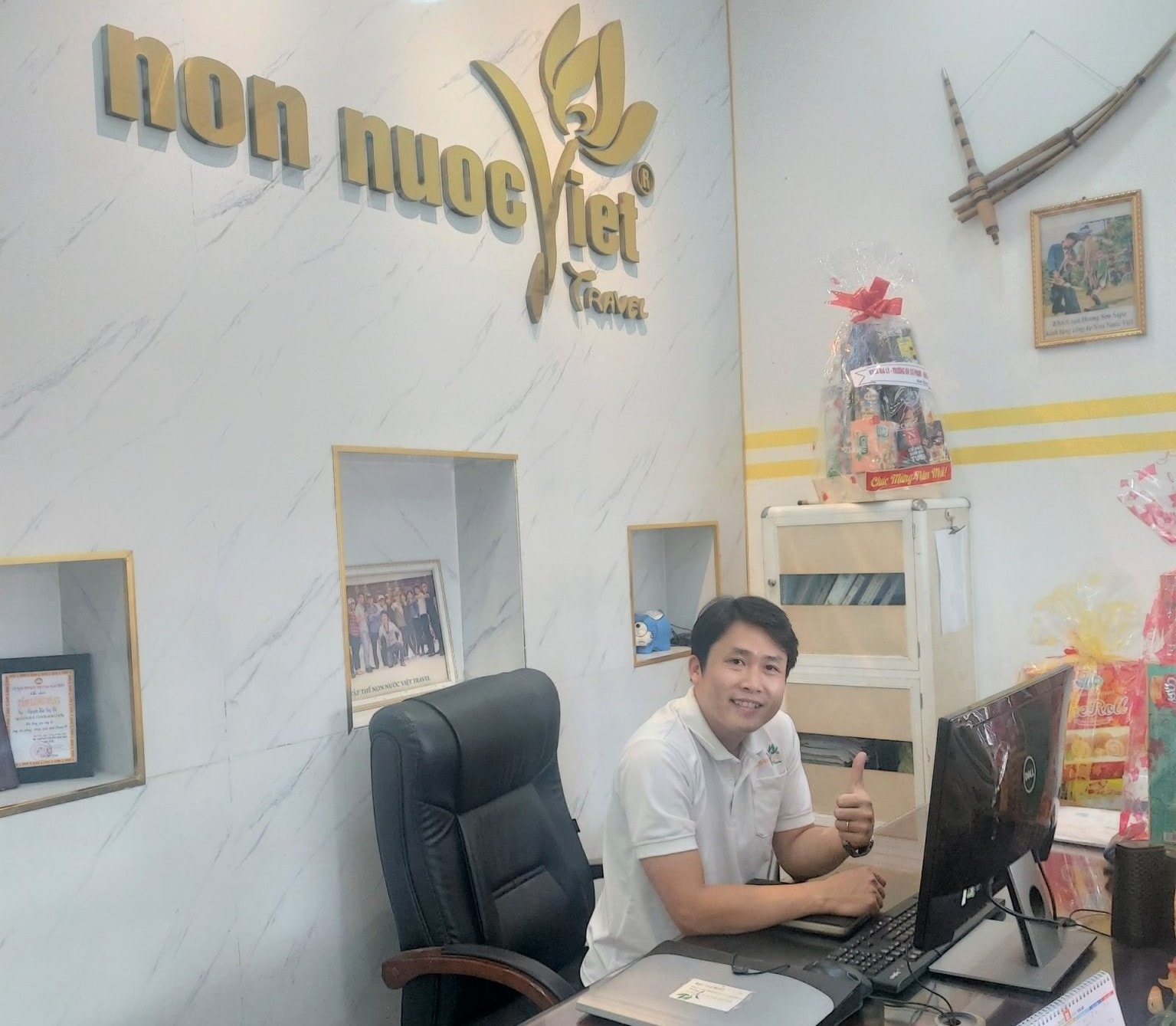 Ông Nguyễn Hữu Duy Vũ - Giám đốc Công ty TNHH Thương mại và Dịch vụ Du lịch Non Nước Việt