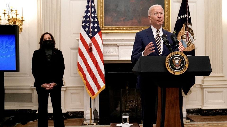 Kể từ khi trở thành Tổng thống Hoa Kỳ, ông Joe Biden đã đề xuất các khoản chi tiêu tài chính trị giá 6000 tỷ USD