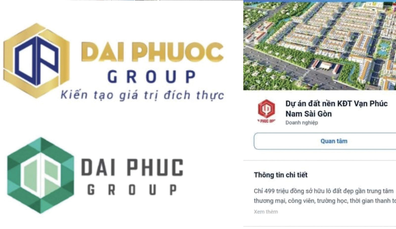  Đại Phúc Group liên tục bị mạo danh thương hiệu, logo và cả tên dự án.