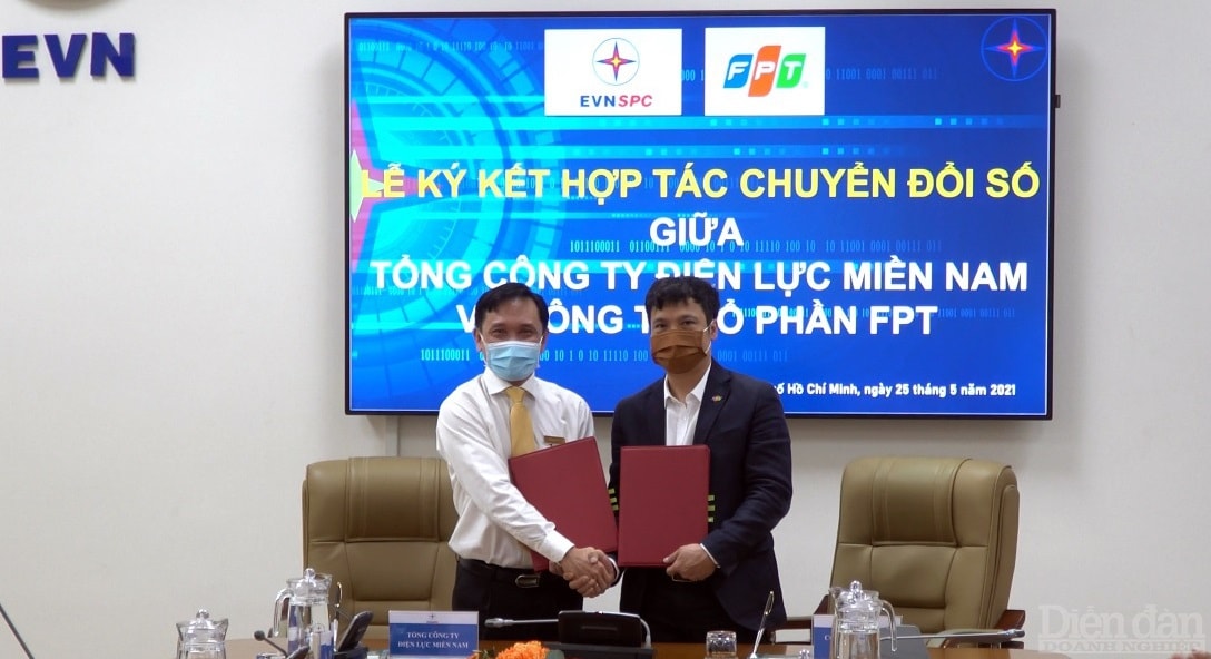 EVNSPC và Tập đoàn FPT ký kết thoả thuận hợp tác chiến lược chuyển đổi số, hiện thực hoá mục tiêu ENVSPC sẽ trở thành doanh nghiệp số năm 2025