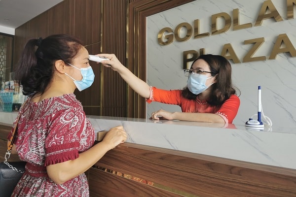 Công tác kiểm soát ra vào tại chung cư Golden Land