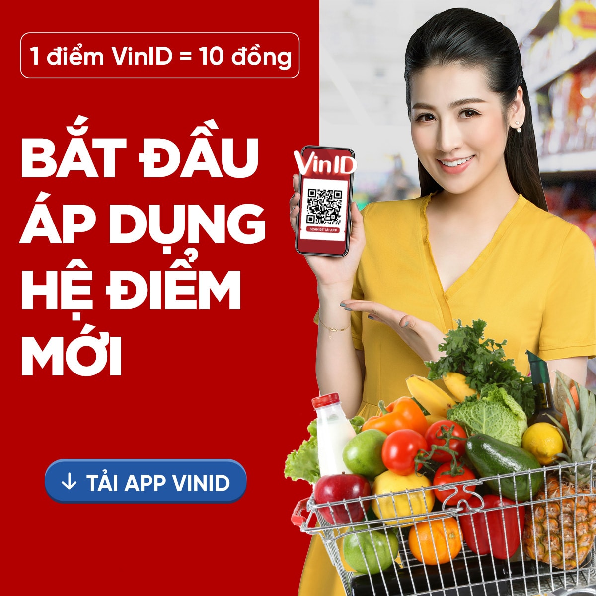 Người dùng VinID có thể tích điểm trên mọi giao dịch có giá trị chỉ từ 1.000 đồng từ 01/06/2021