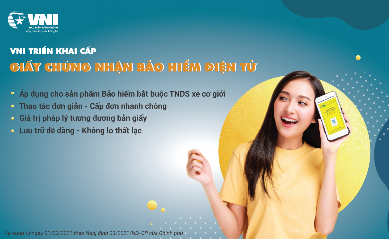 An tâm mua bảo hiểm mùa dịch với chứng nhân bảo hiểm điện tử của VNI