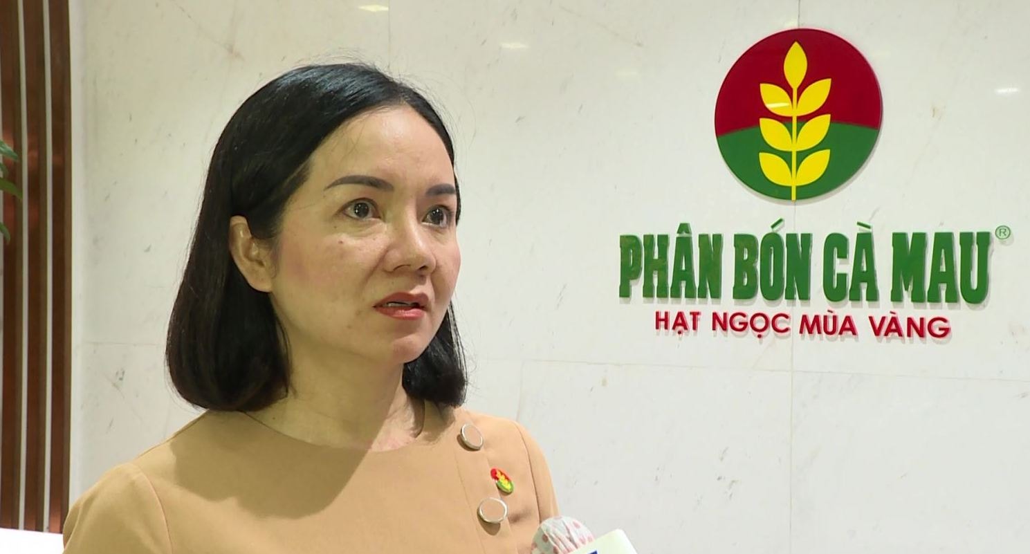 bà Nguyễn Thị Hiền, Phó Tổng Giám đốc công ty CP Phân bón Dầu khí Cà Mau