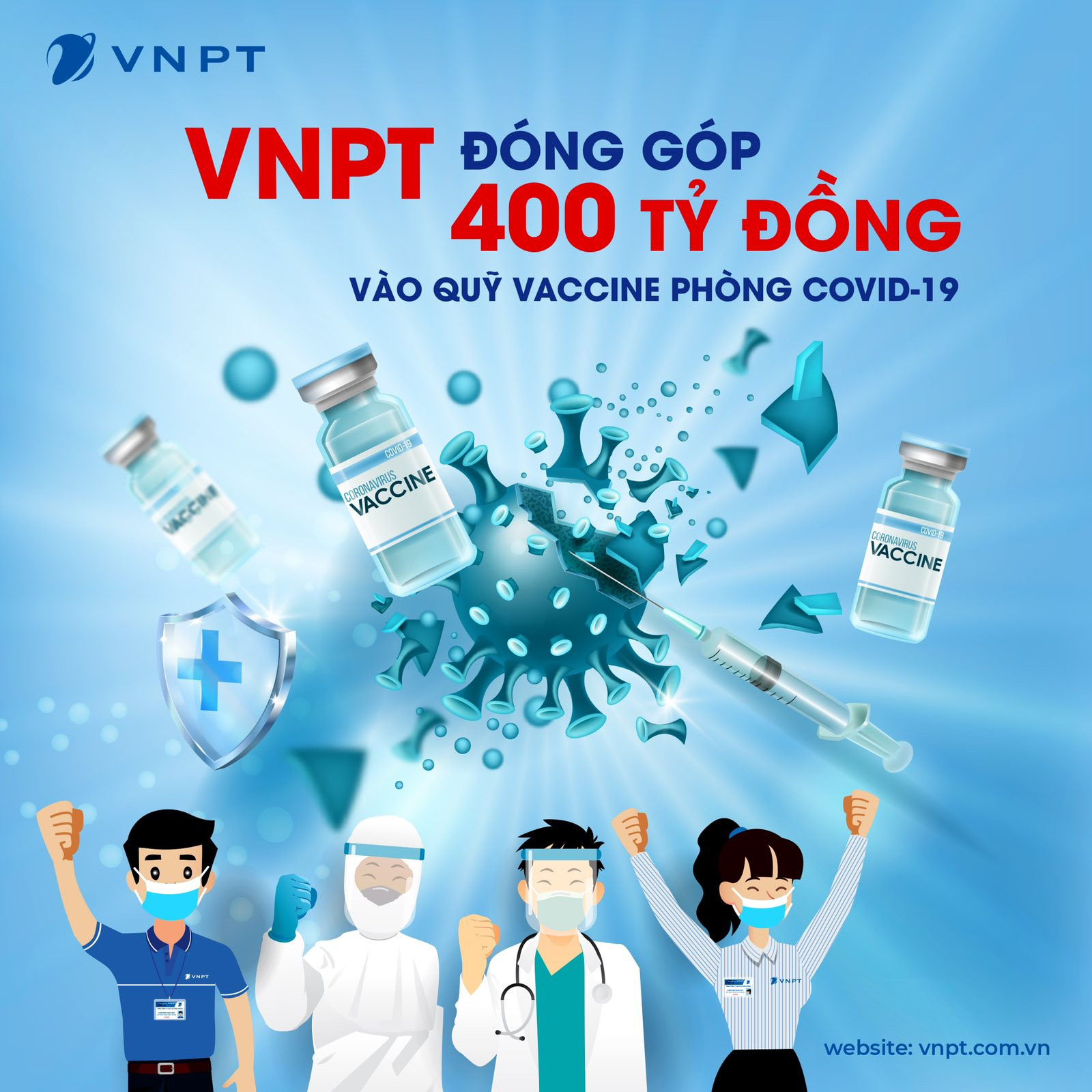 Tập đoàn VNPT luôn xác định trách nhiệm của mình đối với cộng đồng, xã hội. 