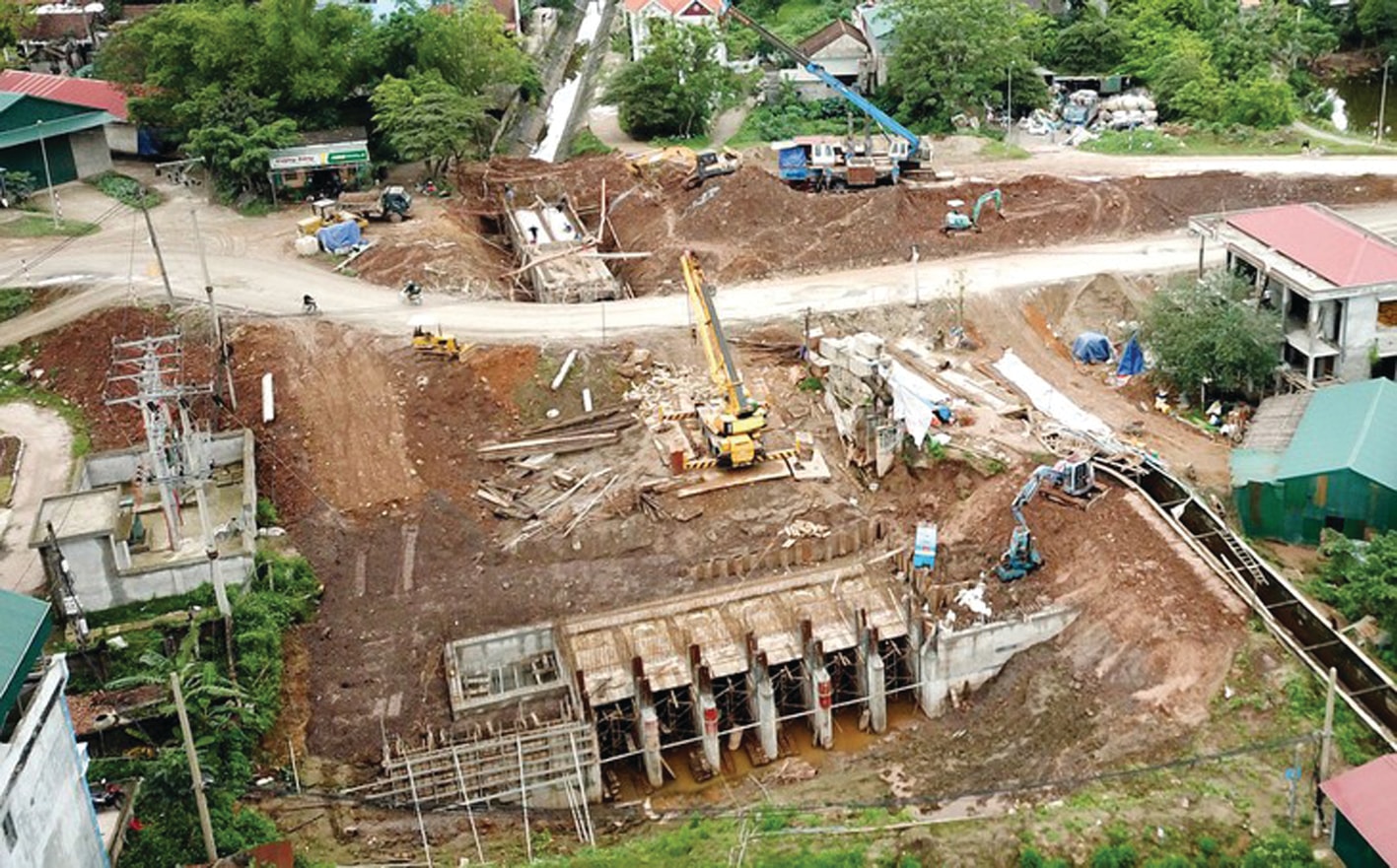  Một gói thầu tại huyện Đông Anh (Hà Nội) từng vướng nhiều “lùm xùm” khi chỉ có 1 nhà thầu tham dự.p/Ảnh N.C