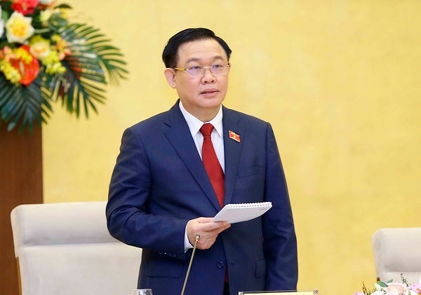 Chủ tịch Quốc hội Vương Đình Huệ, Chủ tịch Hội đồng Bầu cử quốc gia.