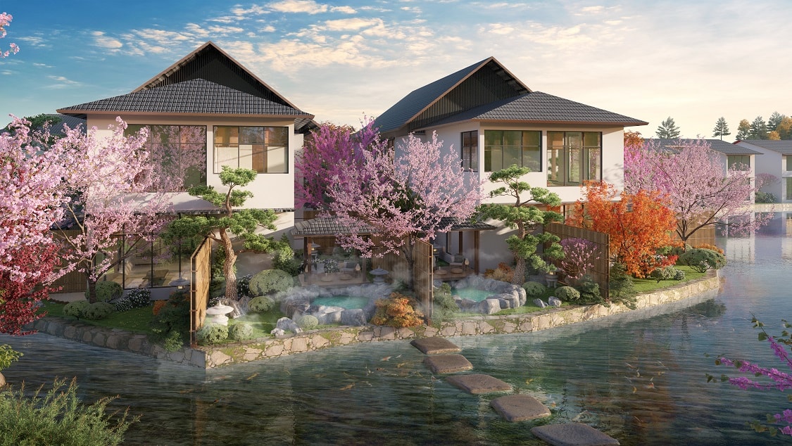 Sun Onsen Village - Limited Edition mang đến những villa đẳng cấp với nguồn khoáng nóng dẫn trực tiếp vào tận nhà