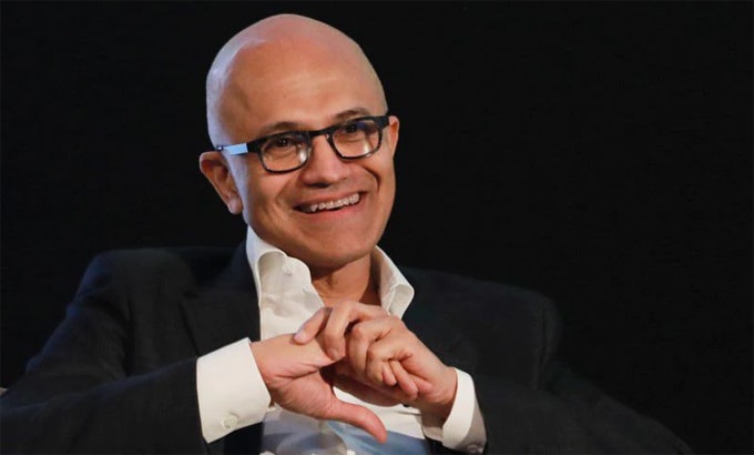 Satya Nadella, Giám đốc điều hành kiêm Chủ tịch Microsoft. Ảnh: Reuters.