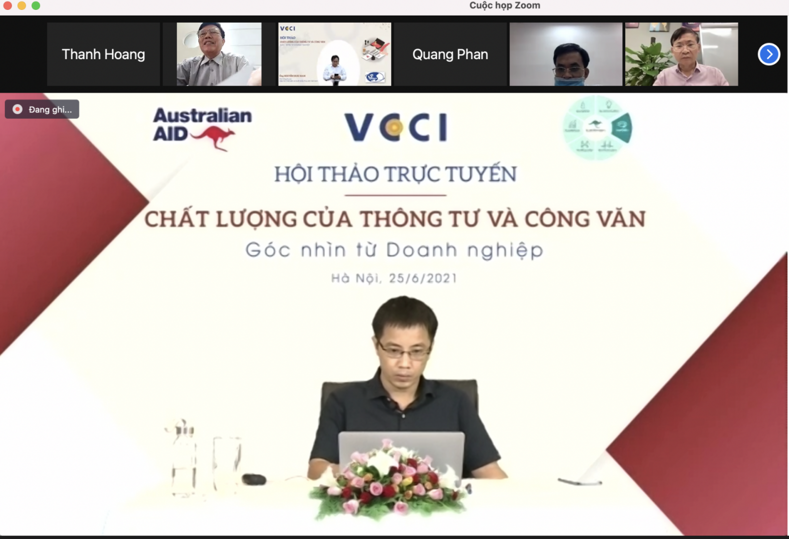 Ông Đậu Anh Tuấn, Trưởng Ban pháp chế, Phòng Thương mại và Công nghiệp Việt Nam.