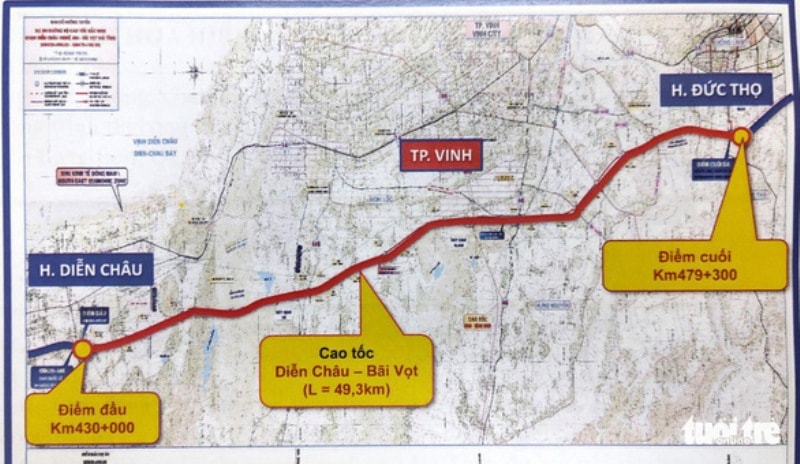 Đây là dự án đầu tiên trong 3 cao tốc Bắc Nam được thực hiện theo hình thức công tư PPP