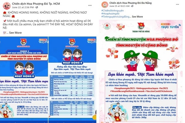 Các chiến sĩ Hoa Phượng Đỏ hưởng ứng chiến dịch “Bạn Khỏe Mạnh, Việt Nam Khỏe Mạnh” đầy hăng say.