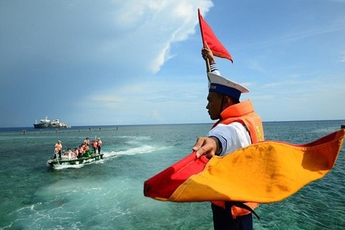 Việt Nam luôn kiên quyết và kiên trì đấu tranh bảo vệ vững chắc chủ quyền thiêng liêng trên biển. - Ảnh: Anninhthudo.vn