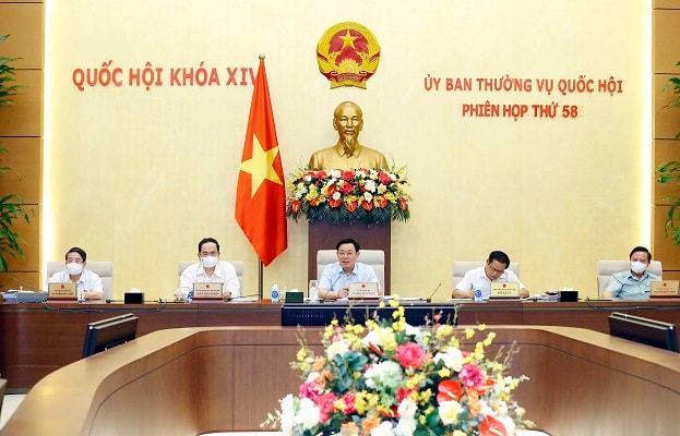 phiên họp thứ 58 của Uỷ ban Thường vụ Quốc hội.