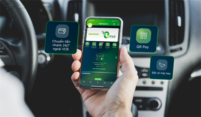 Vietcombank triển khai nhiều phương thức đăng ký ngân hàng số VCB Digibank trực tuyến ngay tại chỗ, không phải đến ngân hàng, không bị giới hạn bởi không gian và thời gian.