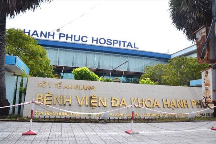 Bệnh viện Đa khoa Hạnh Phúc An Giang. Ảnh: báo Lao Động