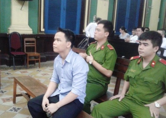 Tử tù Nguyễn Kim An tại phiên tòa năm 2015.