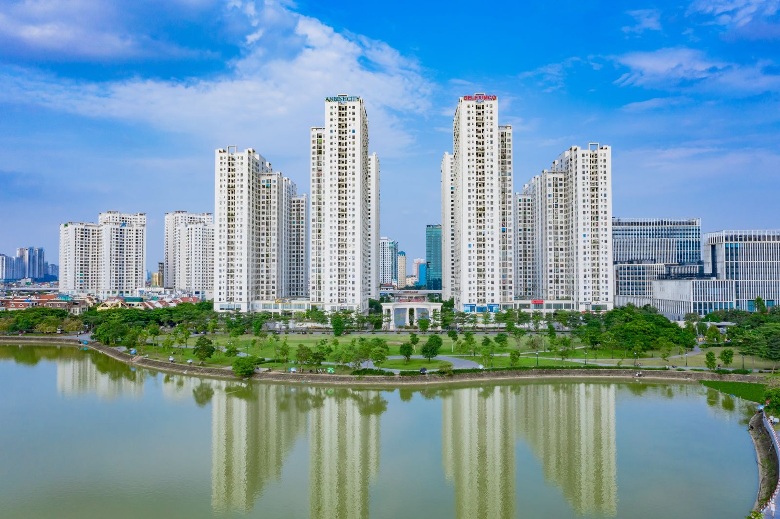 An Bình City được mệnh danh là “thành phố thu nhỏ trong lòng công viên thanh bình và yên tĩnh”.