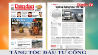 ĐIỂM BÁO NGÀY 23/07: Tăng tốc đầu tư công