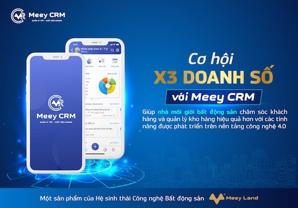 Meey CRM được kỳ vọng giúp nhà môi giới bất động sản đơn giản hóa công việc vàp/gia tăng doanh số.