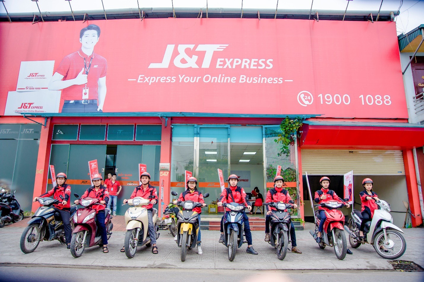 Kỳ lân J&T Express. (Ảnh: internet) 