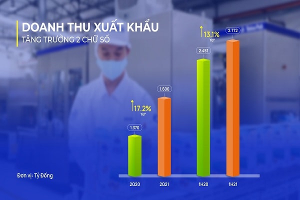 Doanh thu xuất khẩu tăng trưởng 2 chữ số, tạo động lực cho kỷ lục mới về doanh thu trong quý 2/2021.