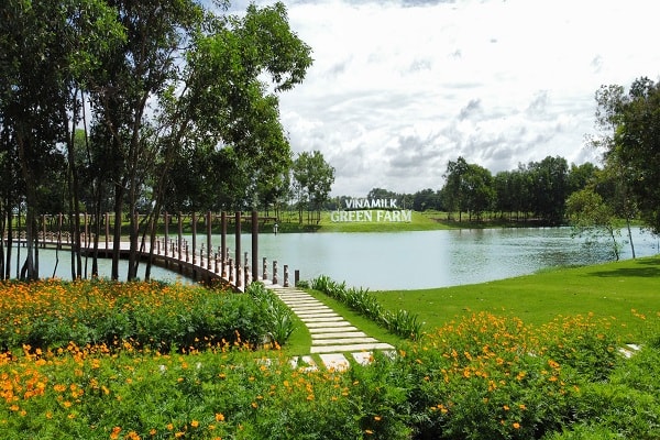 Hệ thống trang trại Vinamilk Green Farm là nguồn nguyên liệu của sản phẩm mới Sữa tươi Vinamilk Green Farm ra mắt hồi đầu tháng 4/2021.