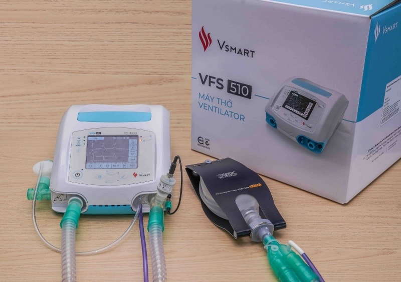 Máy thở xâm nhập Vsmart VFS-510 - một sản phẩm cộng đồng của Vingroup.