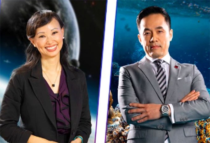 Shark Thái Vân Linh và shark Louis Nguyễn