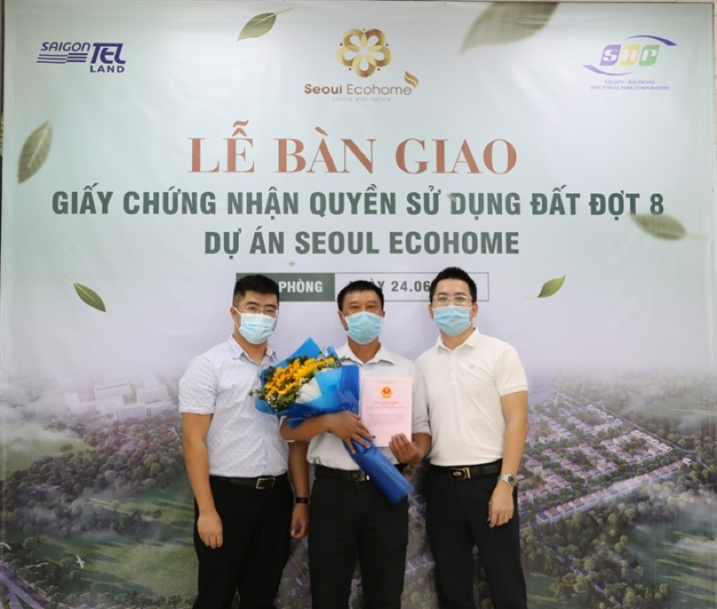 Nhà đầu tư “xuống tiền” tại KĐT Seoul Ecohome trong thời gian ngắn nhất có thể nhận Giấy chứng nhận quyền sử dụng đất.