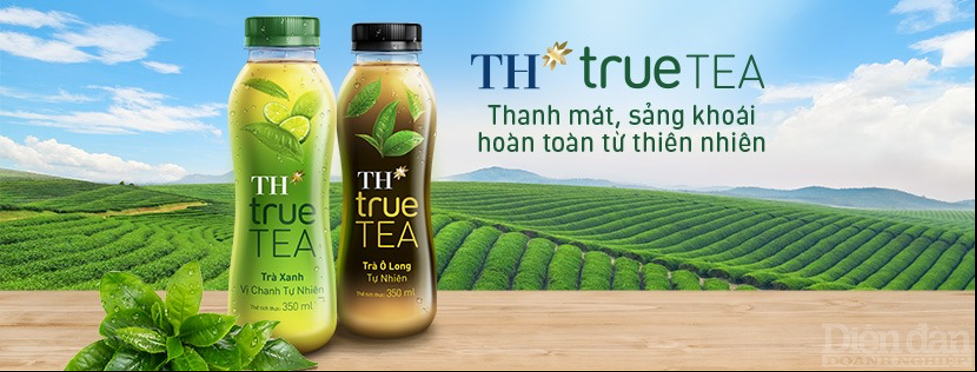 Sản phẩm Trà tự nhiên TH true TEA được ra mắt từ tháng 8/2021.