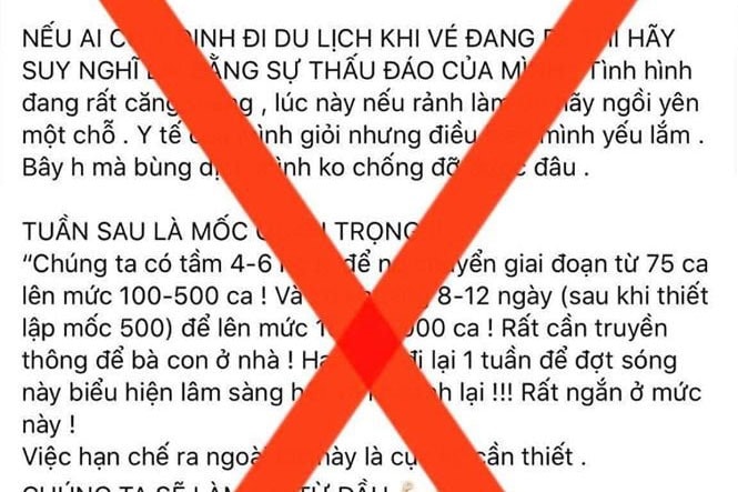 Mặc dù nhiều trường hợp đã bị các cơ quan chức năng xử lý hành chính, hình sự song virus tin giả và “biến chủng” của nó vẫn xuất hiện, lan truyền một cách nhanh chóng không kém sự lây lan của virus SARS-CoV-2.