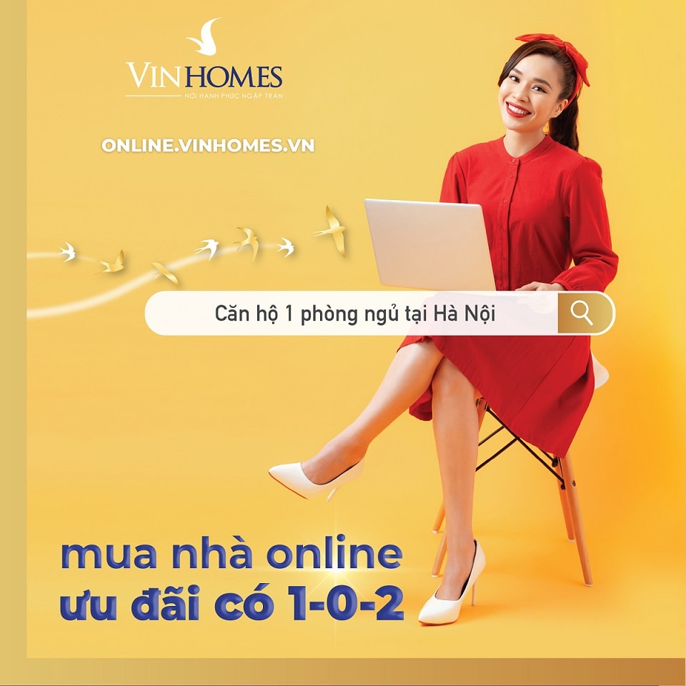 Mua căn hộ Vinhomes qua Vinhomes Online được ưu đãi 0,5% giá trị căn hộ