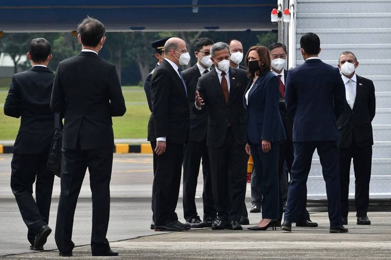 Bà Kamala Harris tại Singapore