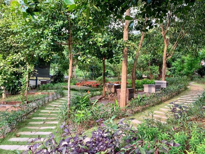 Khu vực dẫn vào trang trại.