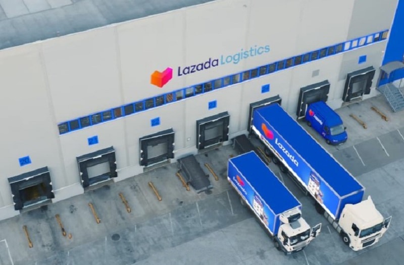 Bộ nhận diện thương hiệu mới của Lazada Logistics được xây dựng với màu xanh chủ đạo, thể hiện cho hoạt động vận hành hiệu quả.