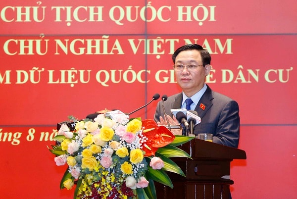 Chủ tịch Quốc hội Vương Đình Huệ.